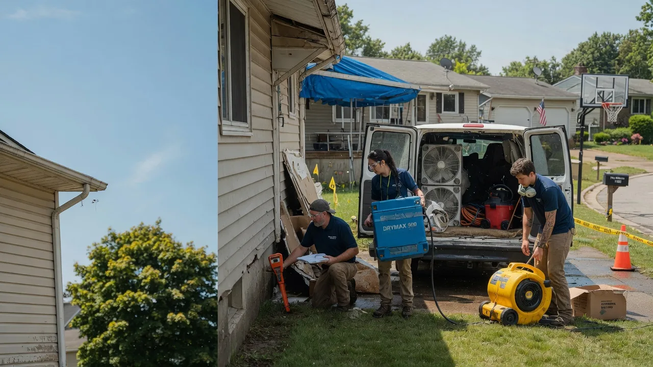 Ceiling Leak Cleanup in Savanna, IL near me
